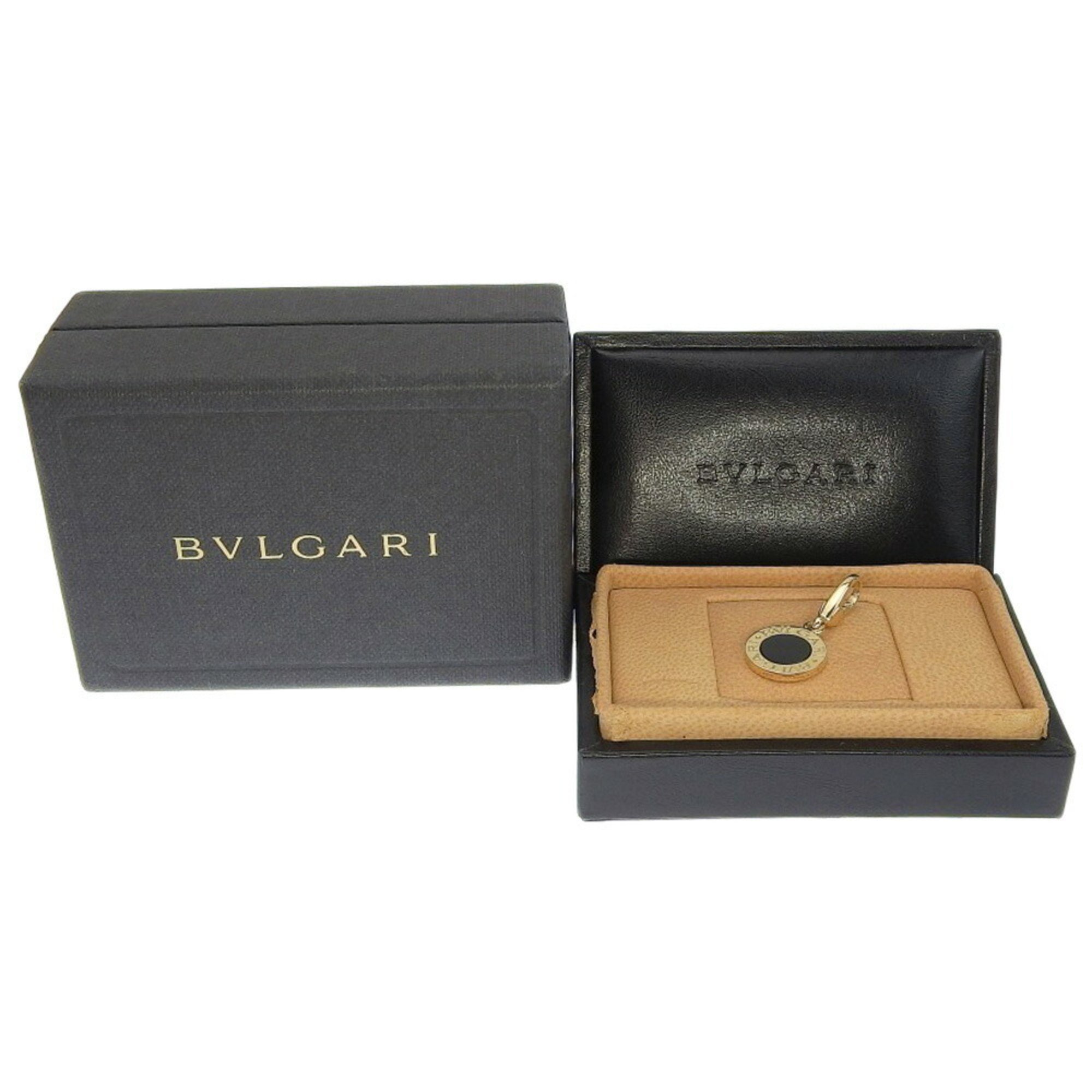 BVLGARI Pendant Top K18 Yellow Gold x Onyx Approx. 3.9g Bvlgari Unisex W153124304