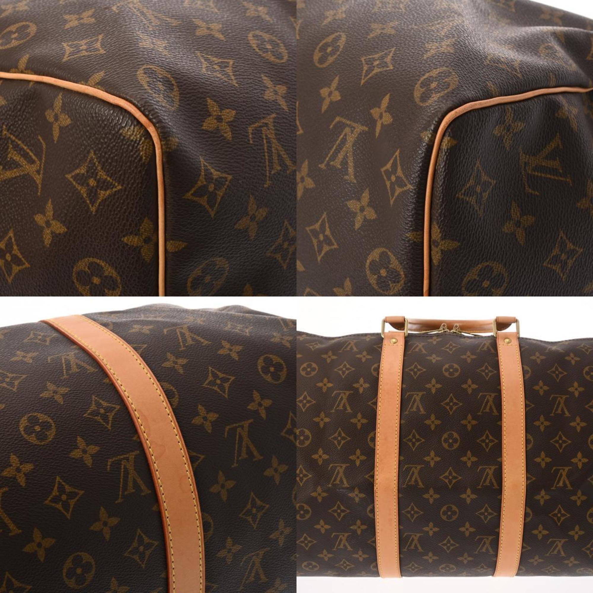 LOUIS VUITTON Louis Vuitton Monogram Keepall 50 Brown M41426 Unisex Canvas Boston Bag