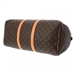 LOUIS VUITTON Louis Vuitton Monogram Keepall 50 Brown M41426 Unisex Canvas Boston Bag