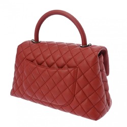 CHANEL Chanel Matelasse 29 Red A92991 Women's Caviar Skin Handbag