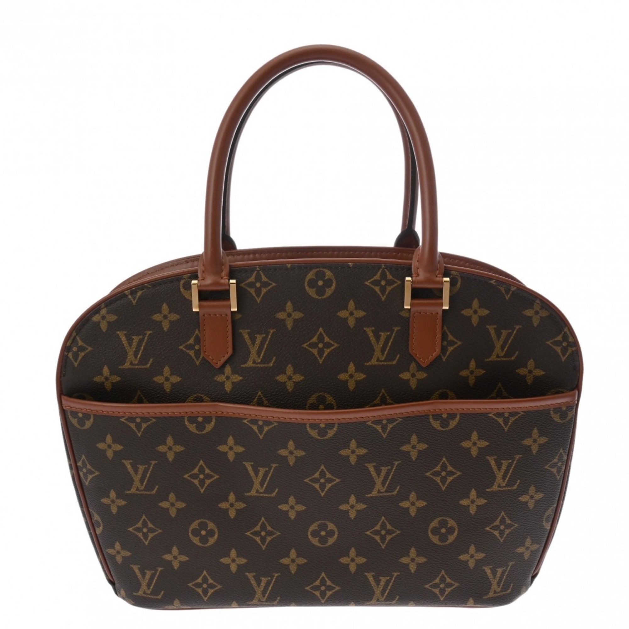 LOUIS VUITTON Louis Vuitton Monogram Saria Horizontal SP Order Brown Women's Canvas Handbag