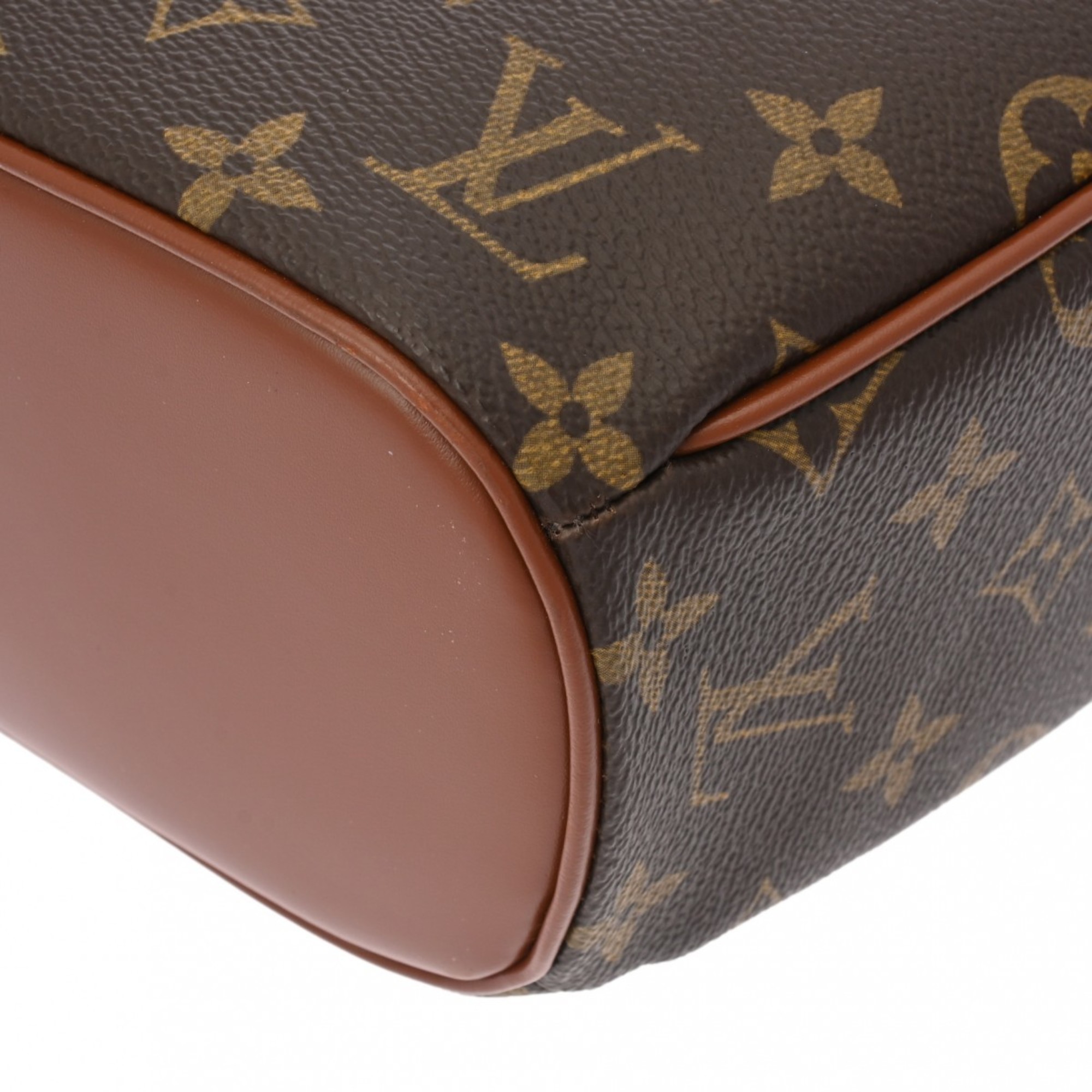 LOUIS VUITTON Louis Vuitton Monogram Saria Horizontal SP Order Brown Women's Canvas Handbag