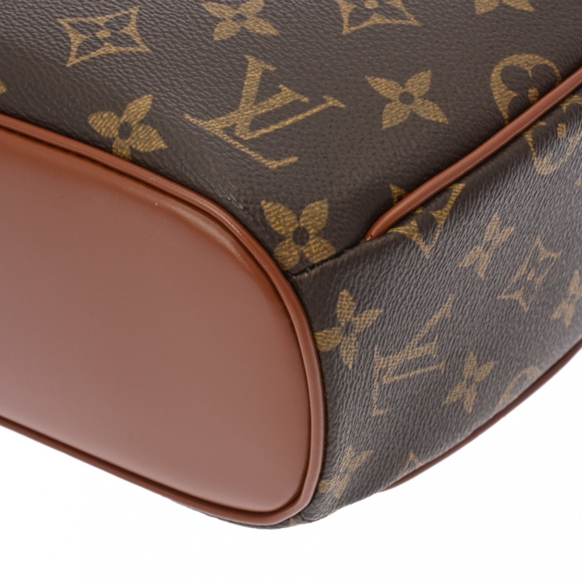 LOUIS VUITTON Louis Vuitton Monogram Saria Horizontal SP Order Brown Women's Canvas Handbag