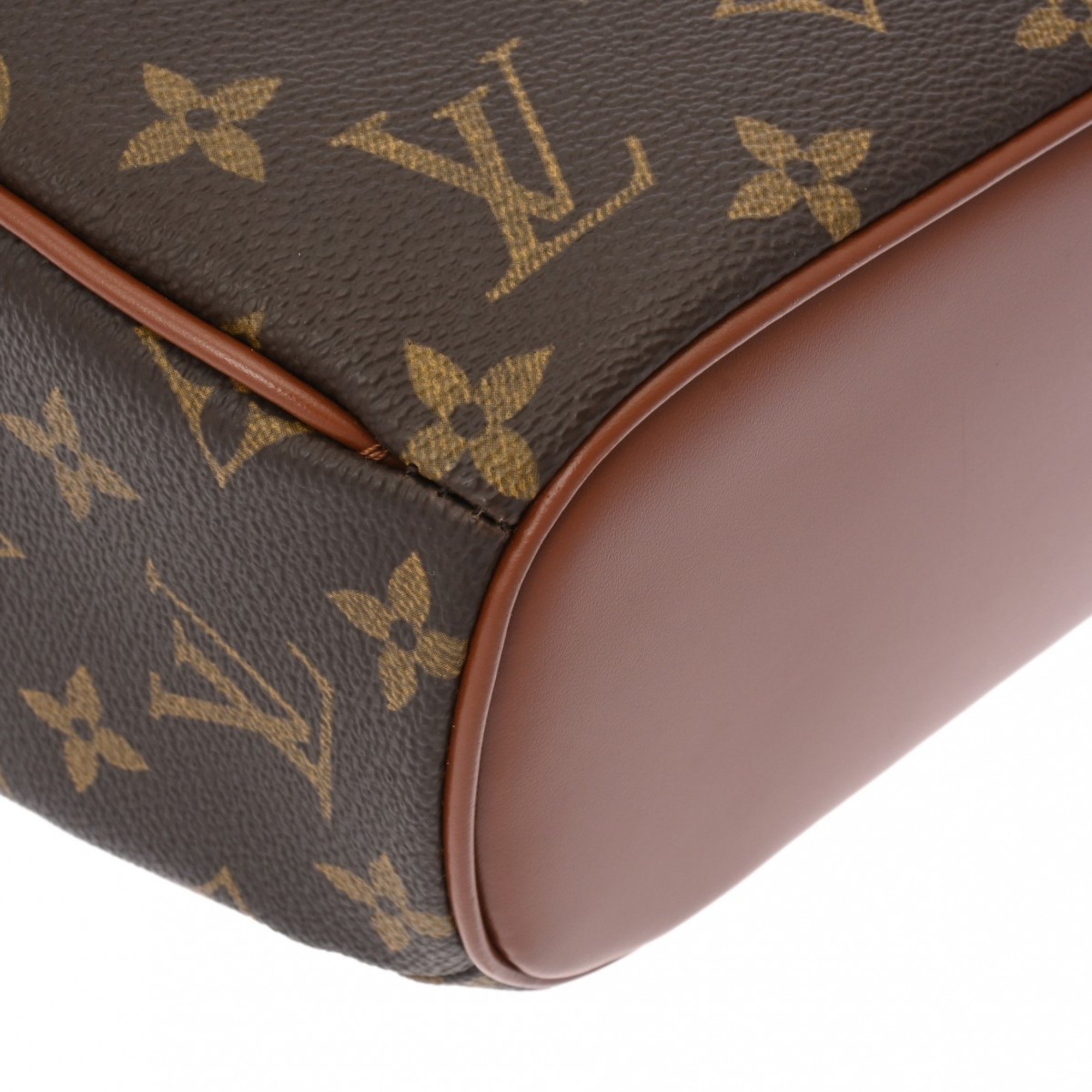 LOUIS VUITTON Louis Vuitton Monogram Saria Horizontal SP Order Brown Women's Canvas Handbag