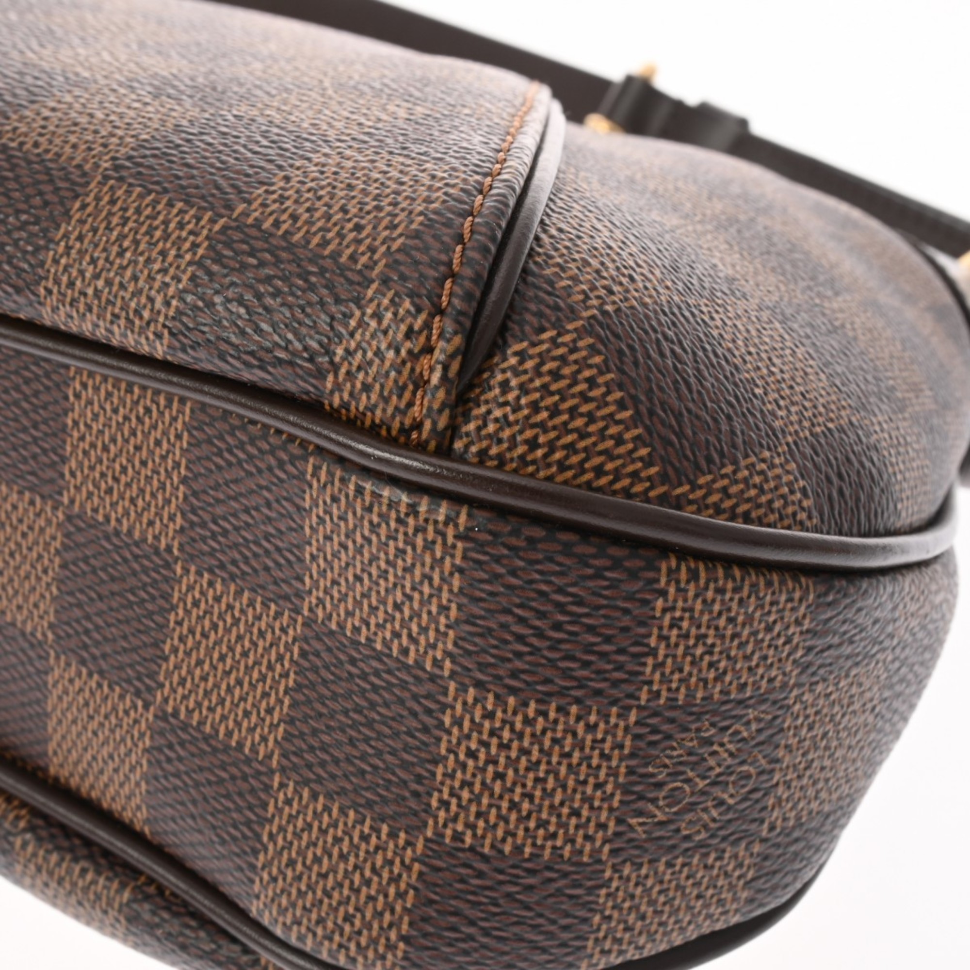 LOUIS VUITTON Damier Thames PM Brown N48180 Women's Canvas Bag