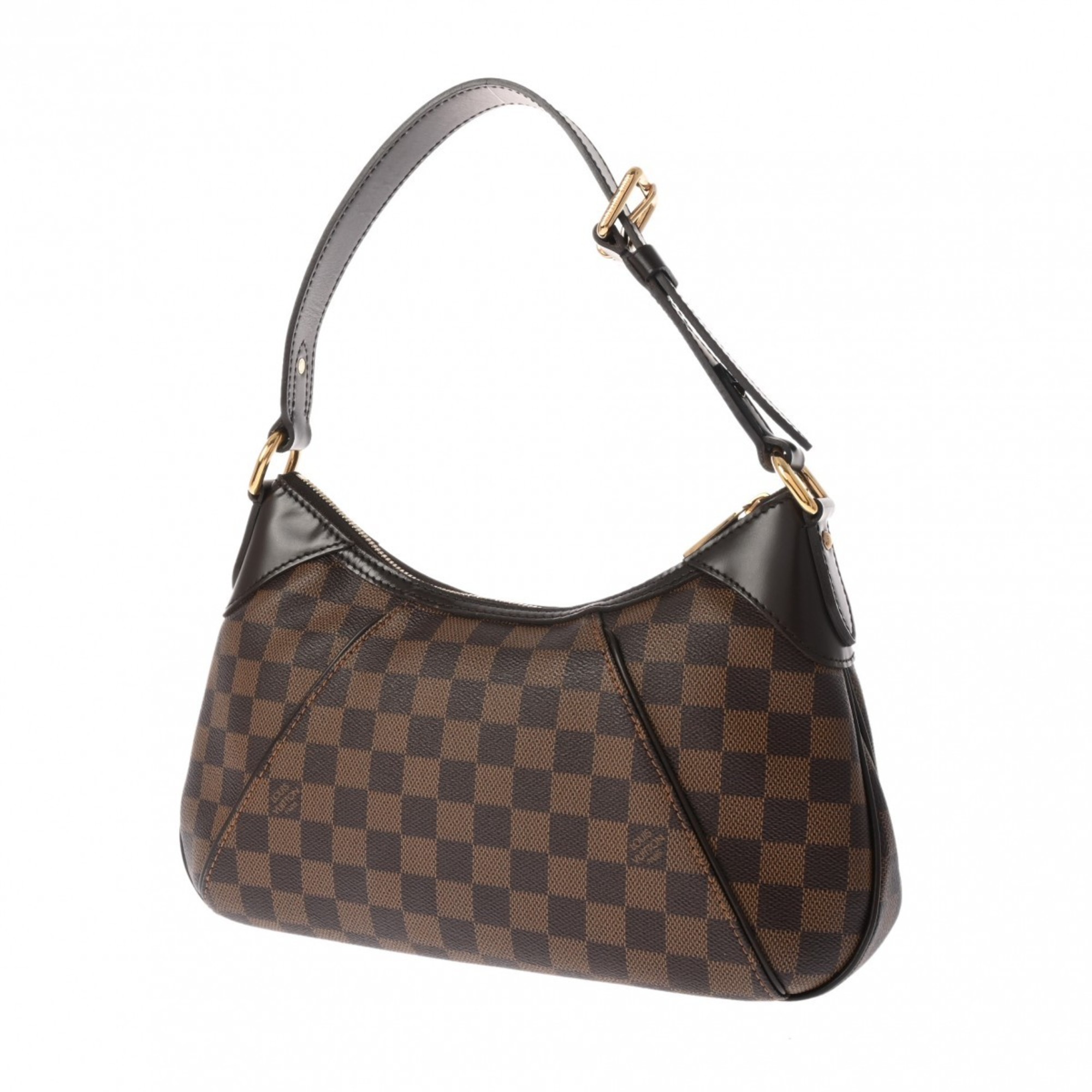 LOUIS VUITTON Damier Thames PM Brown N48180 Women's Canvas Bag