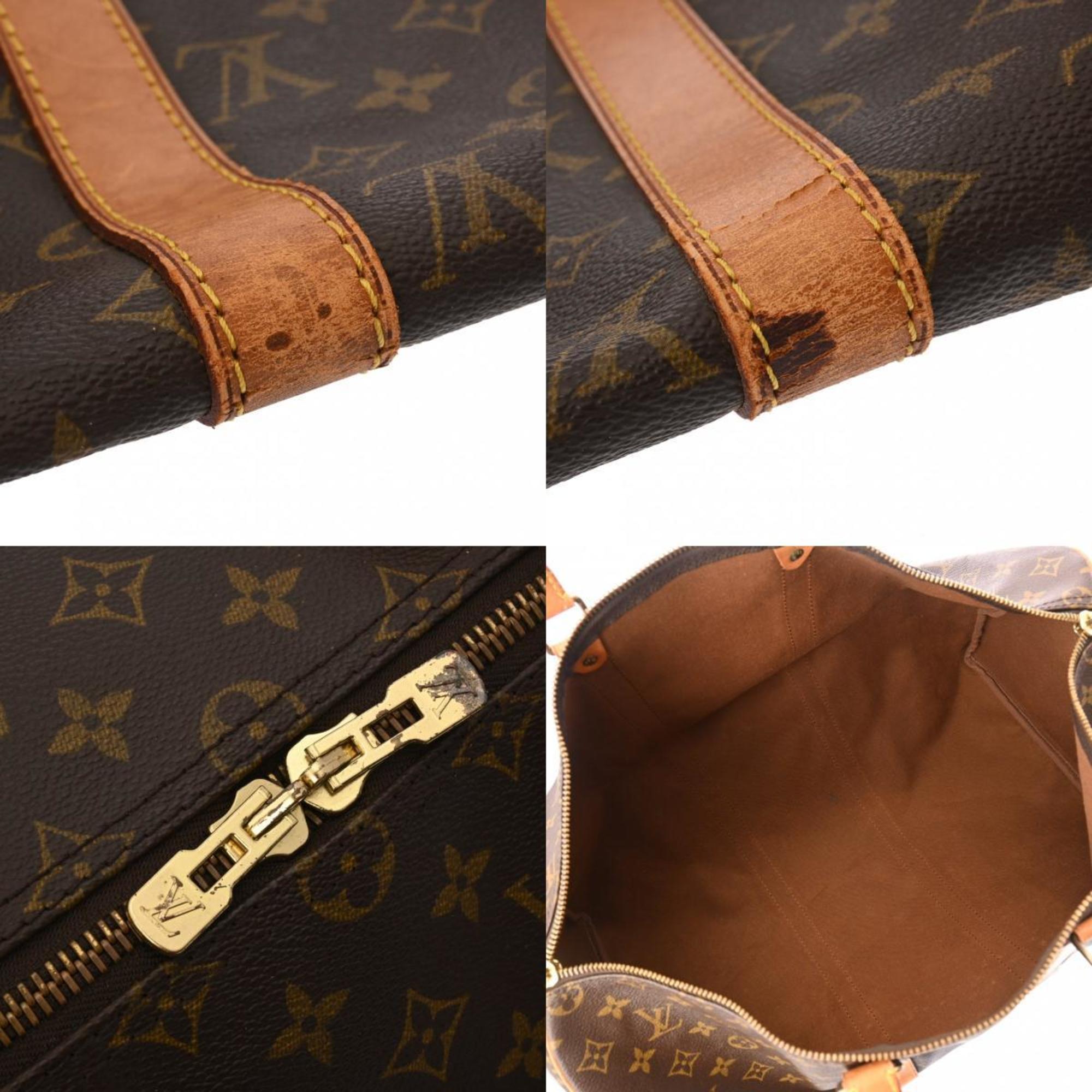 LOUIS VUITTON Louis Vuitton Monogram Keepall 50 Brown M41426 Unisex Canvas Boston Bag