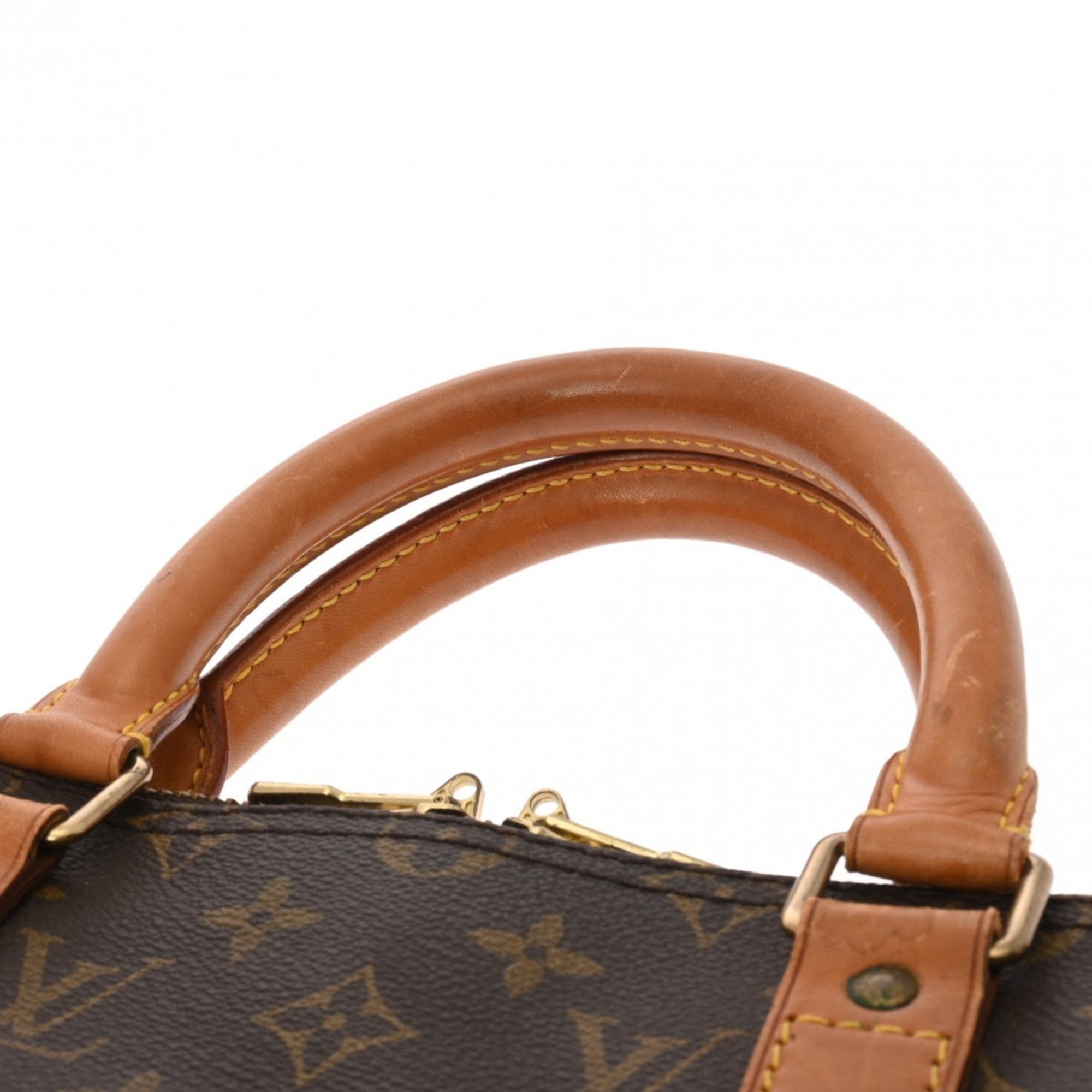 LOUIS VUITTON Louis Vuitton Monogram Keepall 50 Brown M41426 Unisex Canvas Boston Bag