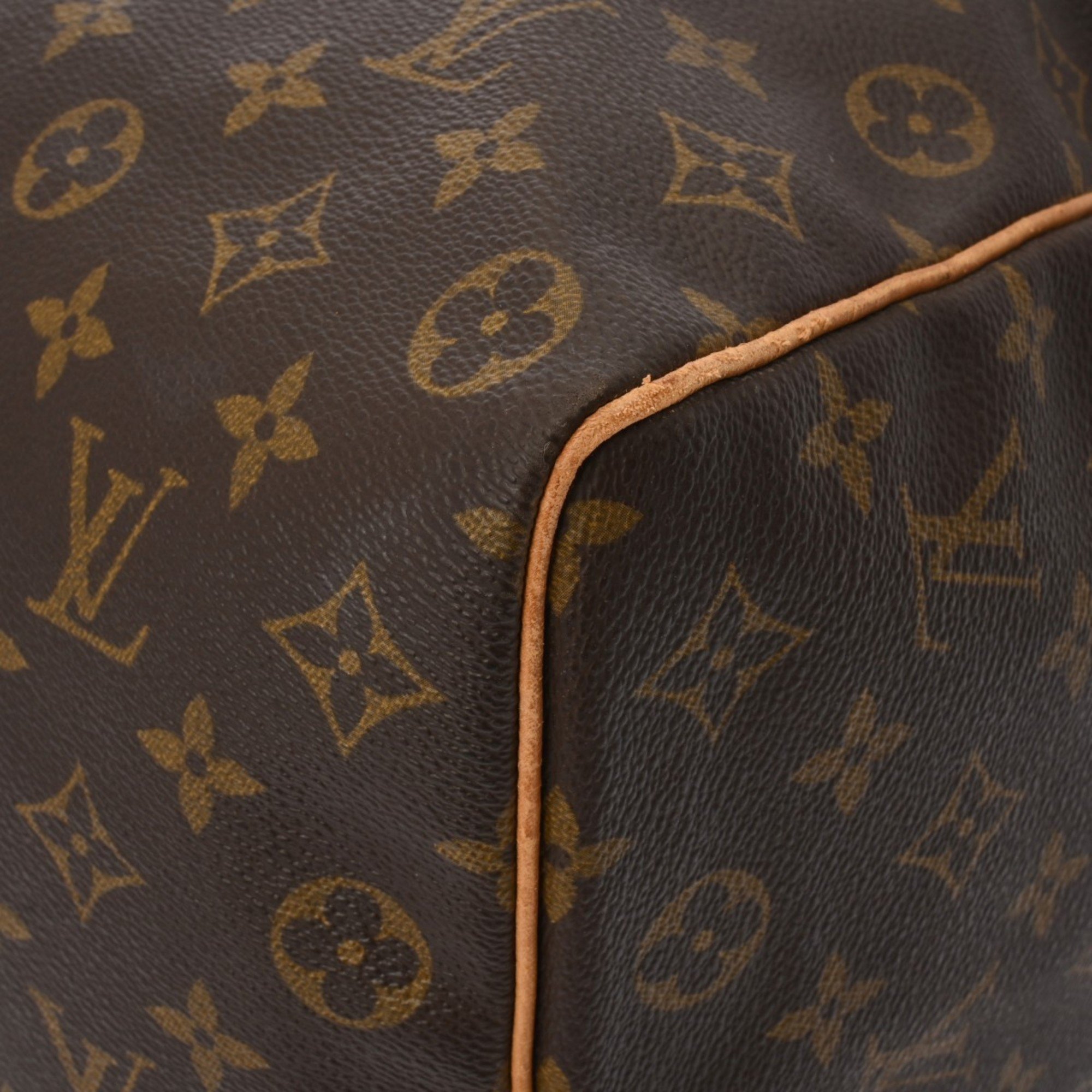 LOUIS VUITTON Louis Vuitton Monogram Keepall 50 Brown M41426 Unisex Canvas Boston Bag