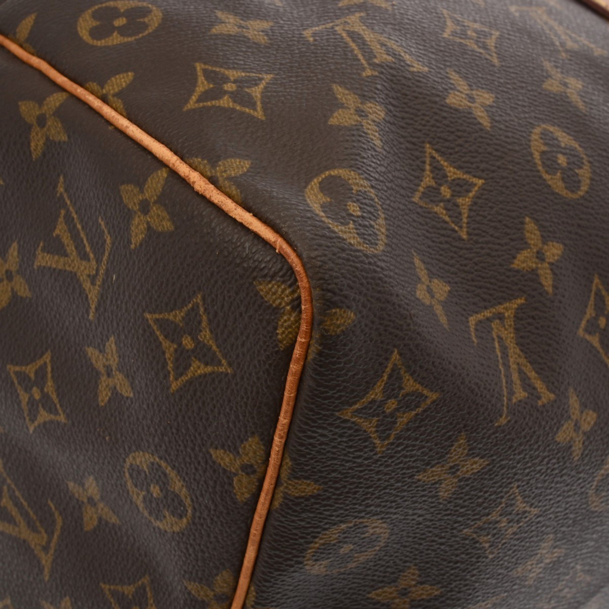 LOUIS VUITTON Louis Vuitton Monogram Keepall 50 Brown M41426 Unisex Canvas Boston Bag