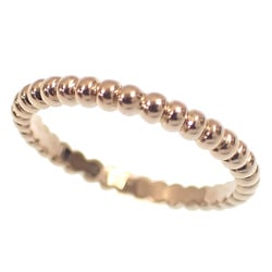 Van Cleef & Arpels Perlée Gold Pearl Ring Small Model Women's K18RG Size 9 #49 2.0g 18K 750 Rose