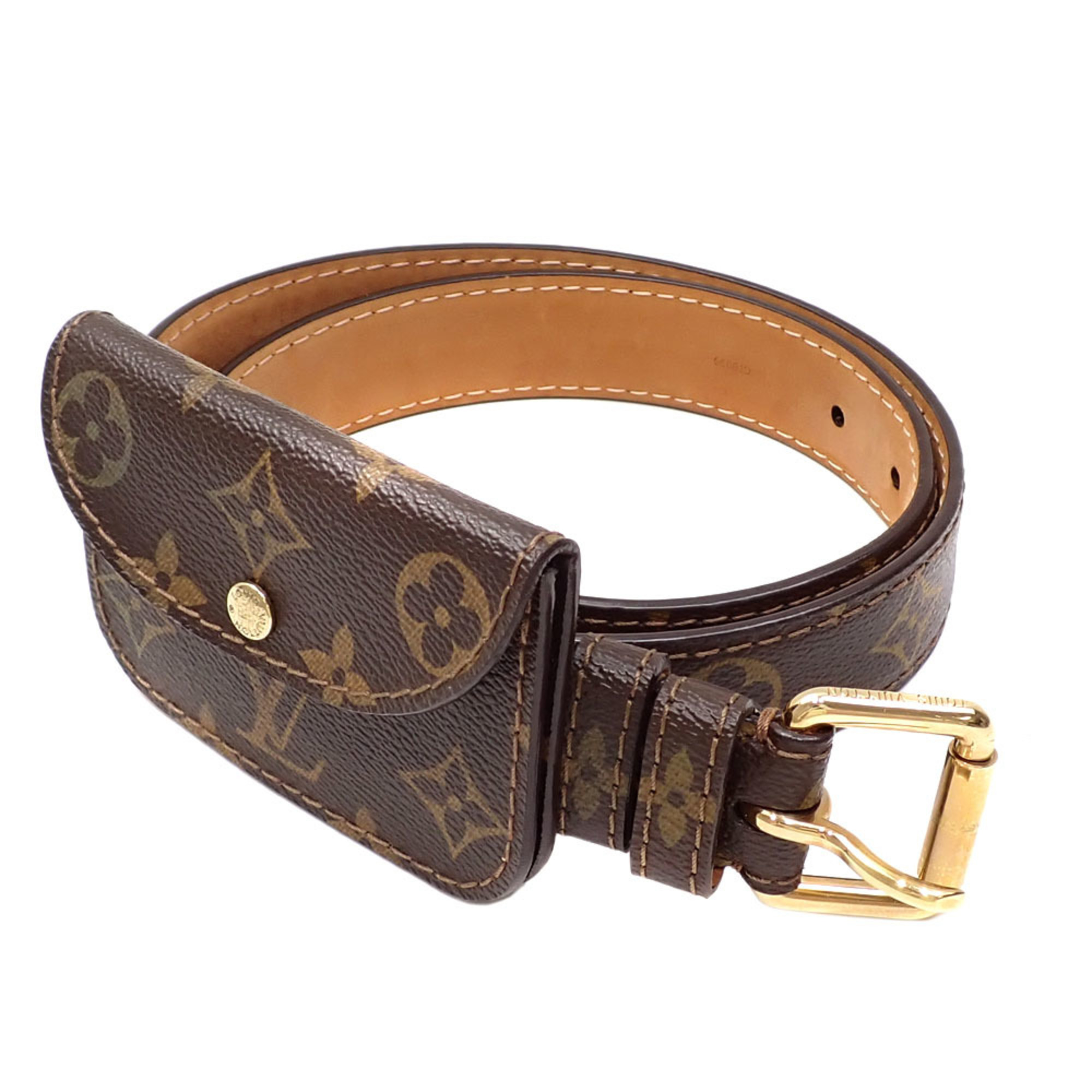 Louis Vuitton Belt Santur Pochette Women's 85cm 34inch Monogram M6933U