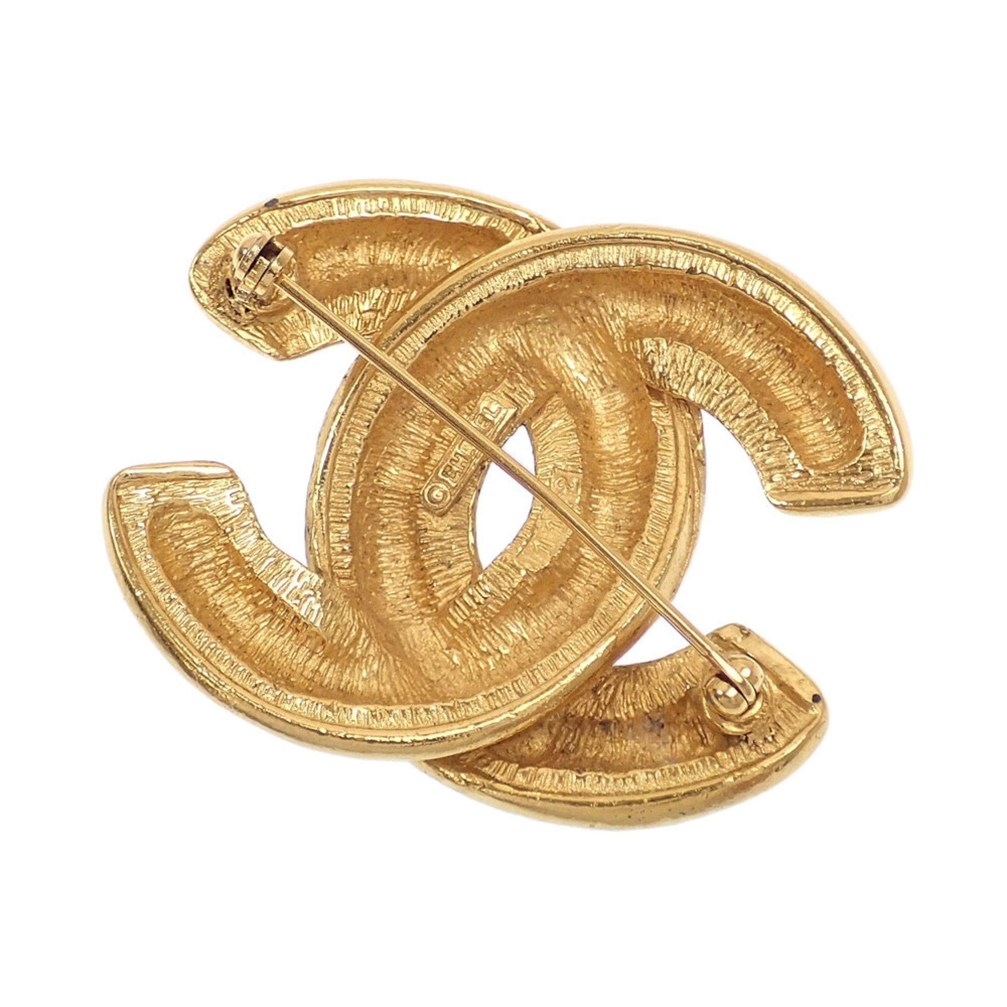 Chanel Coco Mark Brooch for Women GP Matelasse 1142