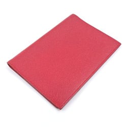 Hermes Agenda PM Notebook Cover Red Leather ○Y Stamp Made around 1995 Women's Men's Unisex 043096