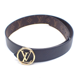 Louis Vuitton Belt LV Circle 35MM Reversible Women's Noir Black 32 Inch 80cm Monogram Epi M0564W