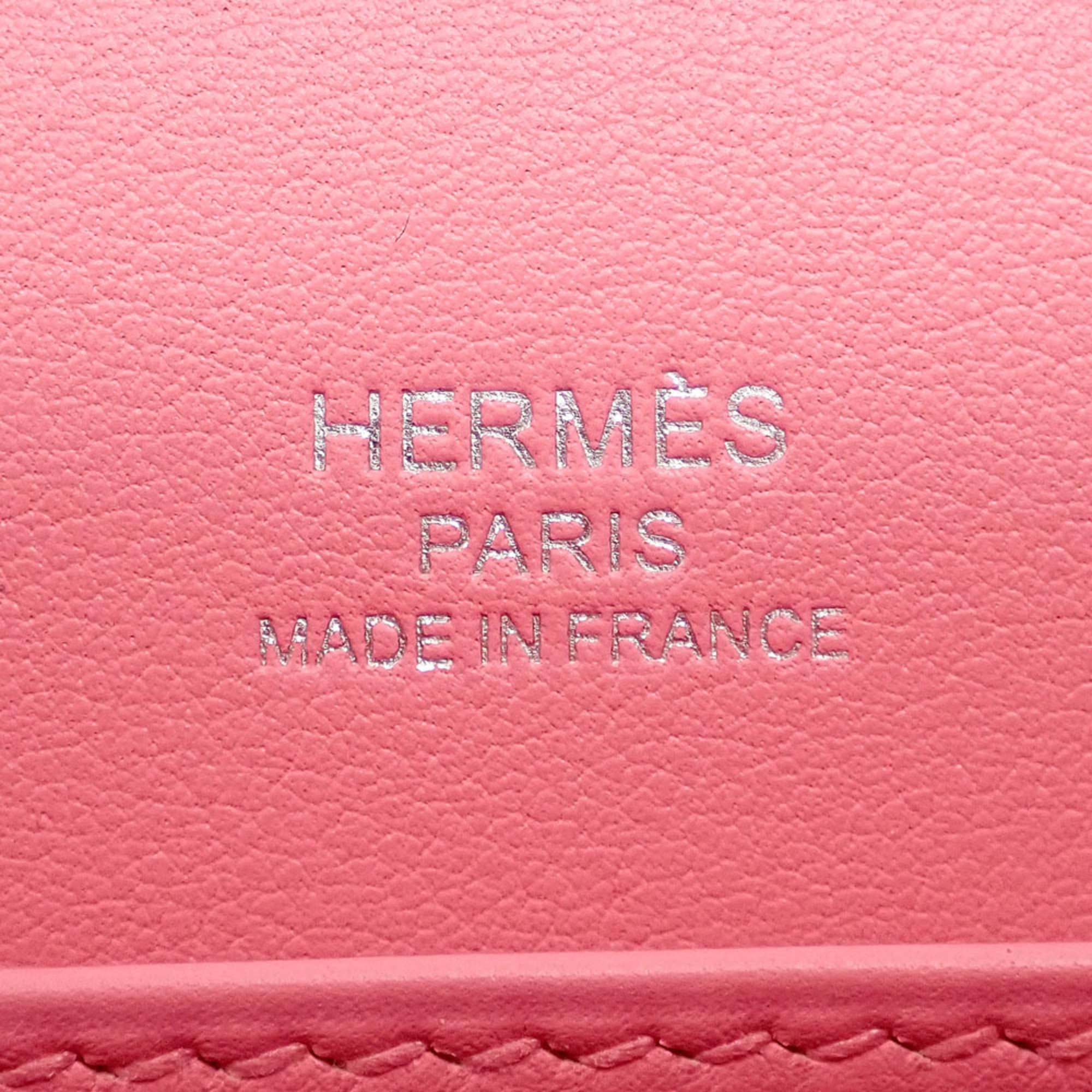 Hermes Ruri Shoulder Bag for Women, Rose Azalee, Pink, Evercolor, Y Stamp, Made around 2020, HERMES