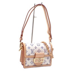 Louis Vuitton Shoulder Bag Monogram Jacquard Dauphine MINI Women's M24841 White Multicolor Nautical