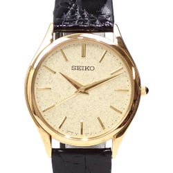 Seiko Watch Dolce & Exceline Men's Quartz GP SS Side Crocodile SACM150 Battery Operated