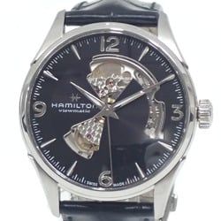 Hamilton Watch Jazzmaster Men's Automatic SS Leather Strap H327050 Winding