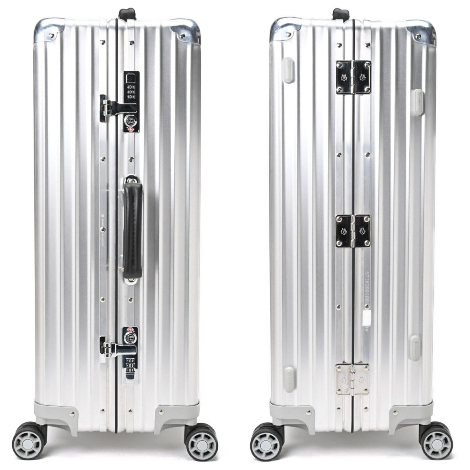 RIMOWA Suitcase Classic Check-in M 61L 97363004 97263004 Aluminum Silver S-156194