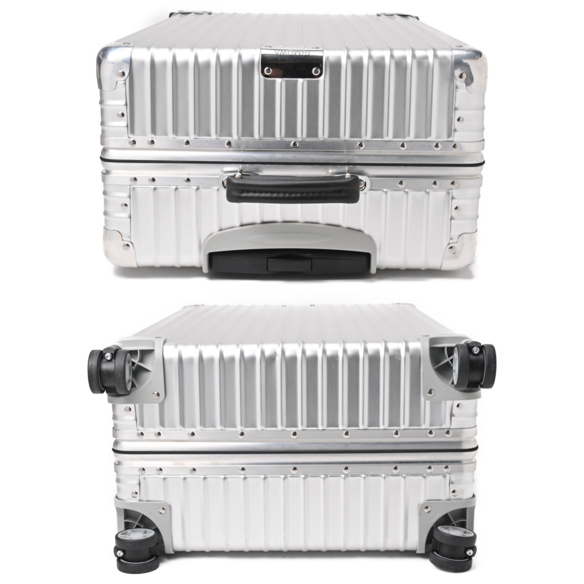 RIMOWA Suitcase Classic Check-in M 61L 97363004 97263004 Aluminum Silver S-156194