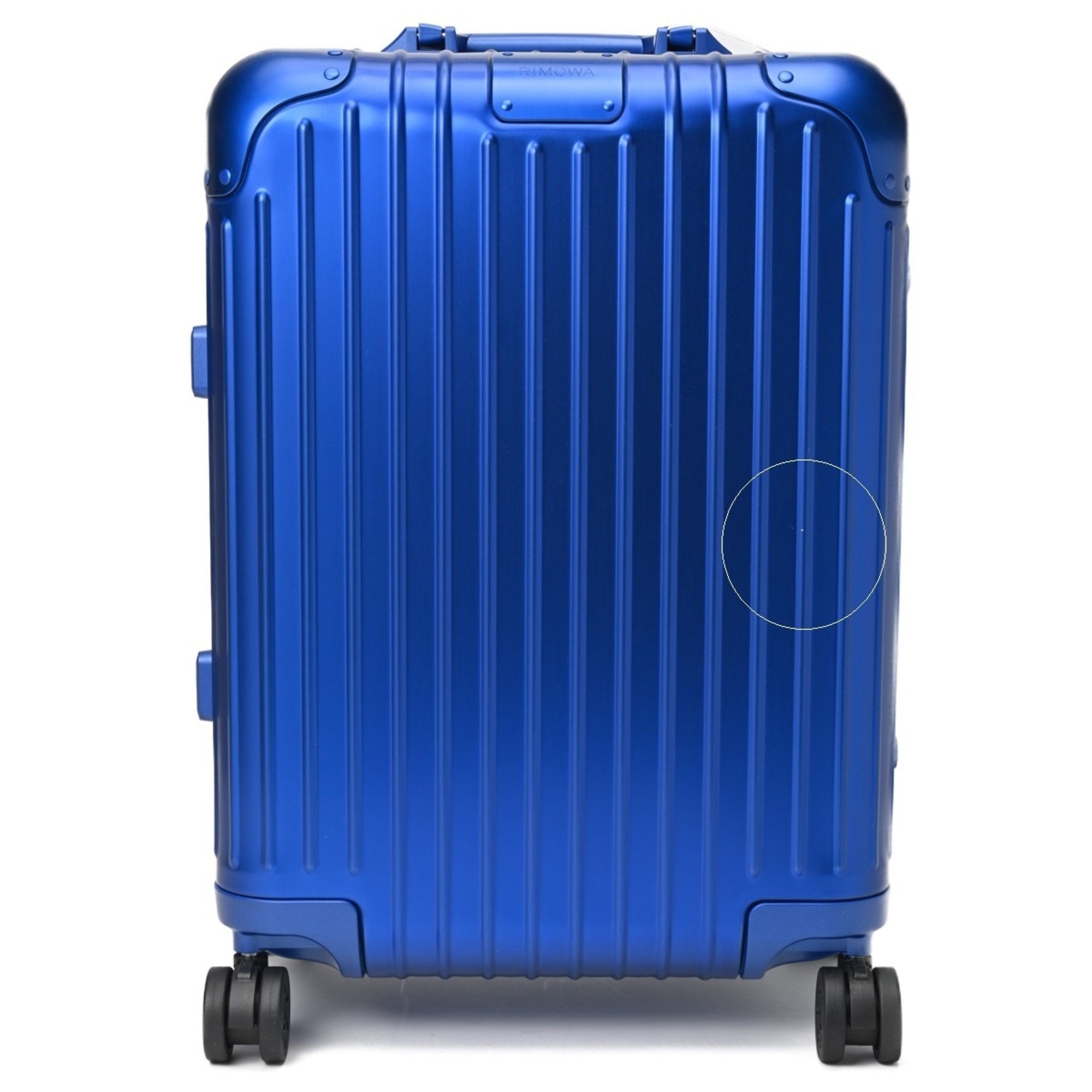 RIMOWA Suitcase Original Cabin 92553054 Alum Blue T-156594