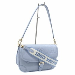 Louis Vuitton Shoulder Bag Monogram Empreinte Diane NM PM Women's M46846 Blue Light