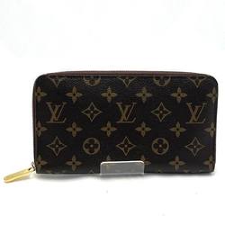 Louis Vuitton Monogram Zippy Organizer M60002 Round Long Wallet for Men and Women