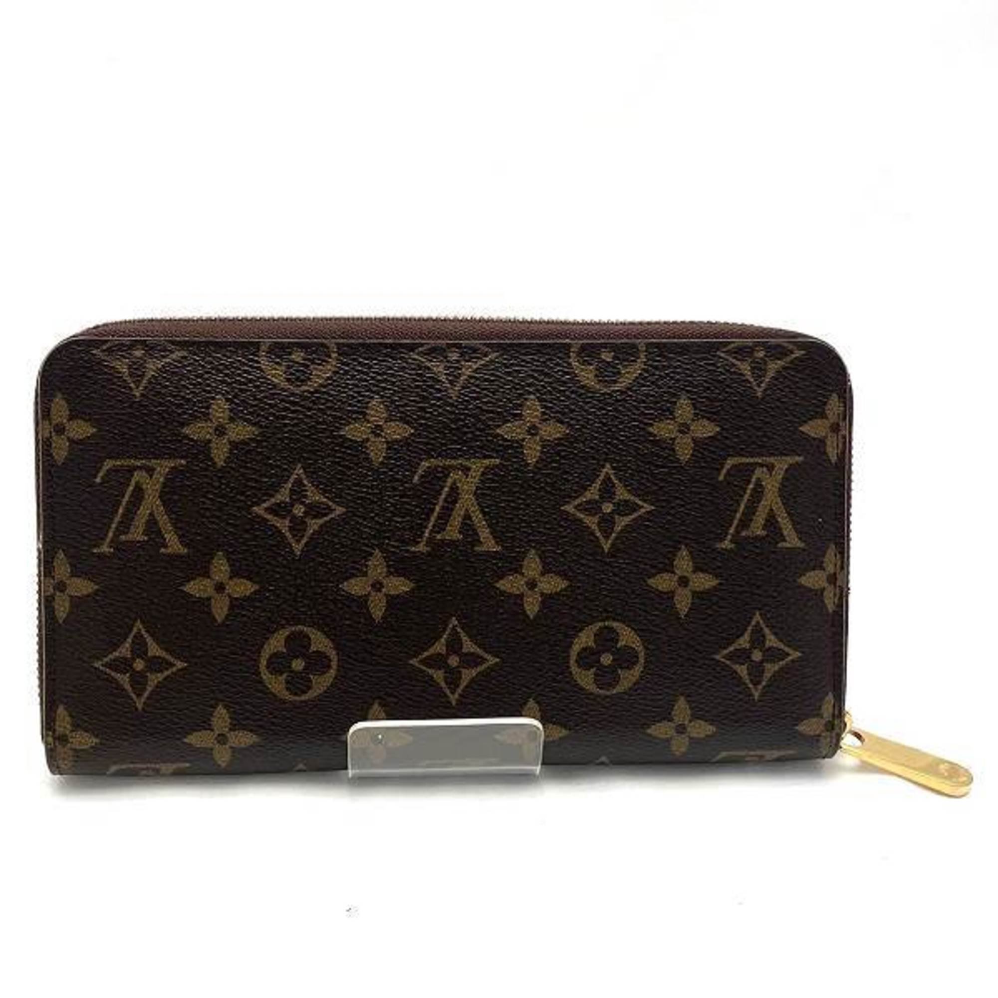 Louis Vuitton Monogram Zippy Organizer M60002 Round Long Wallet for Men and Women