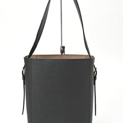 Valextra Bucket Bag Small Soft Calfskin Black S-156509