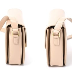 CELINE Classic Triomphe Bag Shoulder 187363BF4.03ND Shiny Calfskin Nude (Beige) S-156553