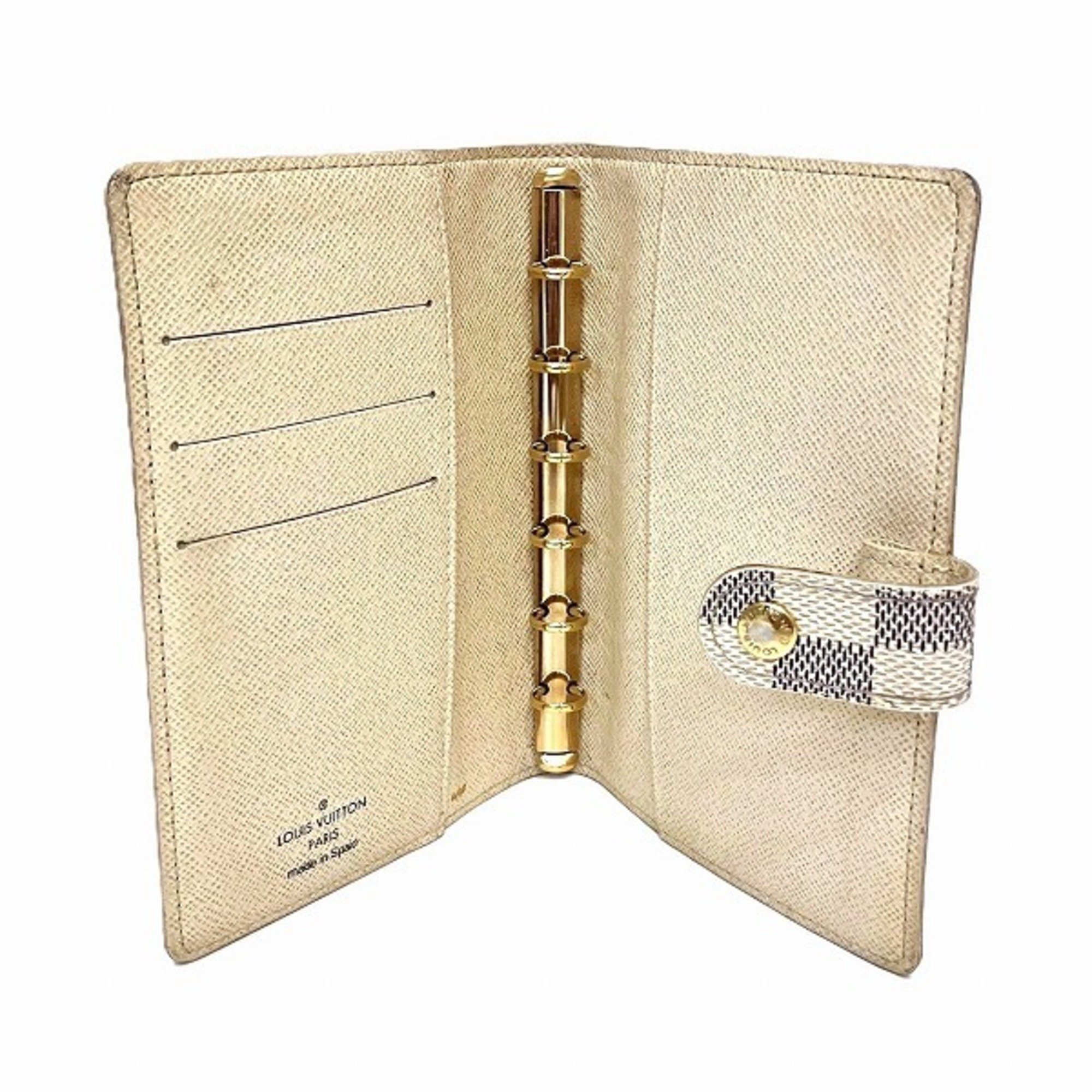 Louis Vuitton Damier Azur Agenda PM R20706 Small items Notebook cover Men's Women's