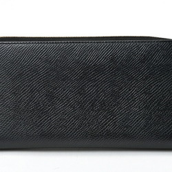 CELINE Large Zipped Wallet Round 10B553BEL.38SI Grained Calfskin Black S-156504