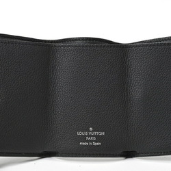 Louis Vuitton LOUIS VUITTON Portefeuille Lock Tri-fold Wallet M68787 Calf Leather Noir (Black) S-156508