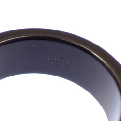 Gucci Icon Ring Ceramic K18WG Size 14 #15 2.4g Women Men Unisex 2699 18K 750 White Gold Interlocking G