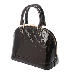 LOUIS VUITTON Vernis Alma BB Amarante M91678 Women's Monogram Bag