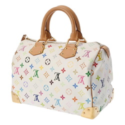 LOUIS VUITTON Louis Vuitton Multicolor Speedy 30 Blanc M92643 Women's Monogram Handbag