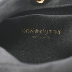 YVES SAINT LAURENT Yves Saint Laurent Bag Black 139283 Women's Satin Handbag