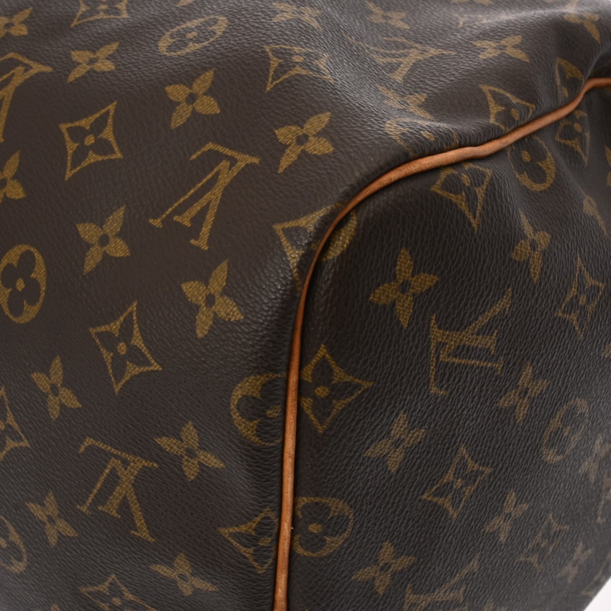 LOUIS VUITTON Louis Vuitton Monogram Keepall 55 Brown M41424 Unisex Canvas Boston Bag