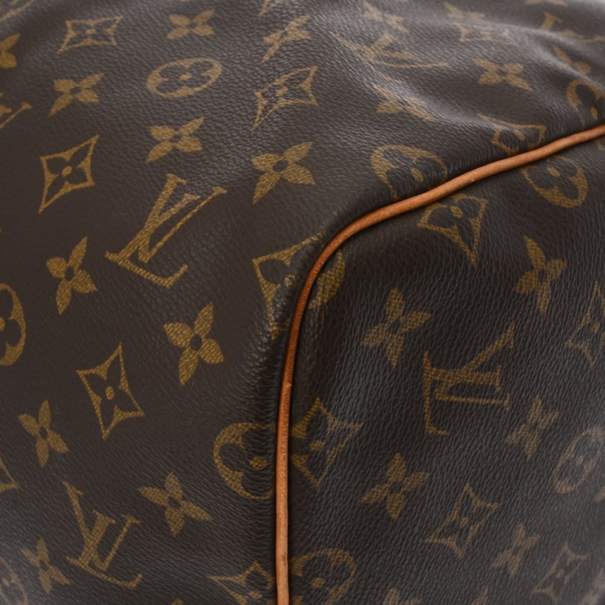 LOUIS VUITTON Louis Vuitton Monogram Keepall 55 Brown M41424 Unisex Canvas Boston Bag