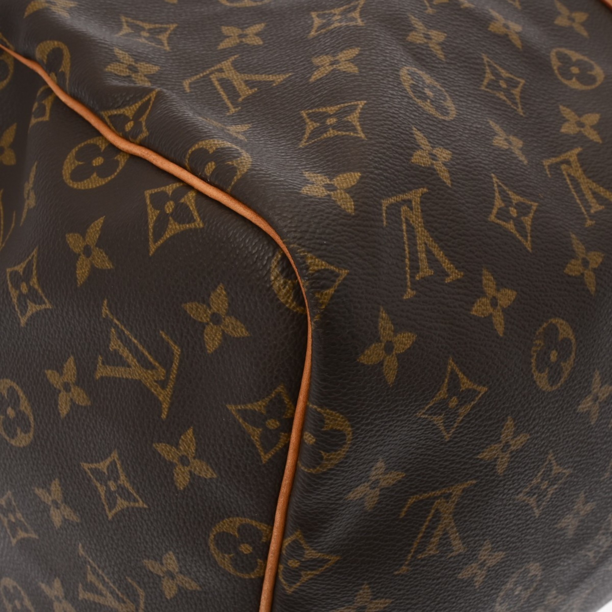 LOUIS VUITTON Louis Vuitton Monogram Keepall 55 Brown M41424 Unisex Canvas Boston Bag