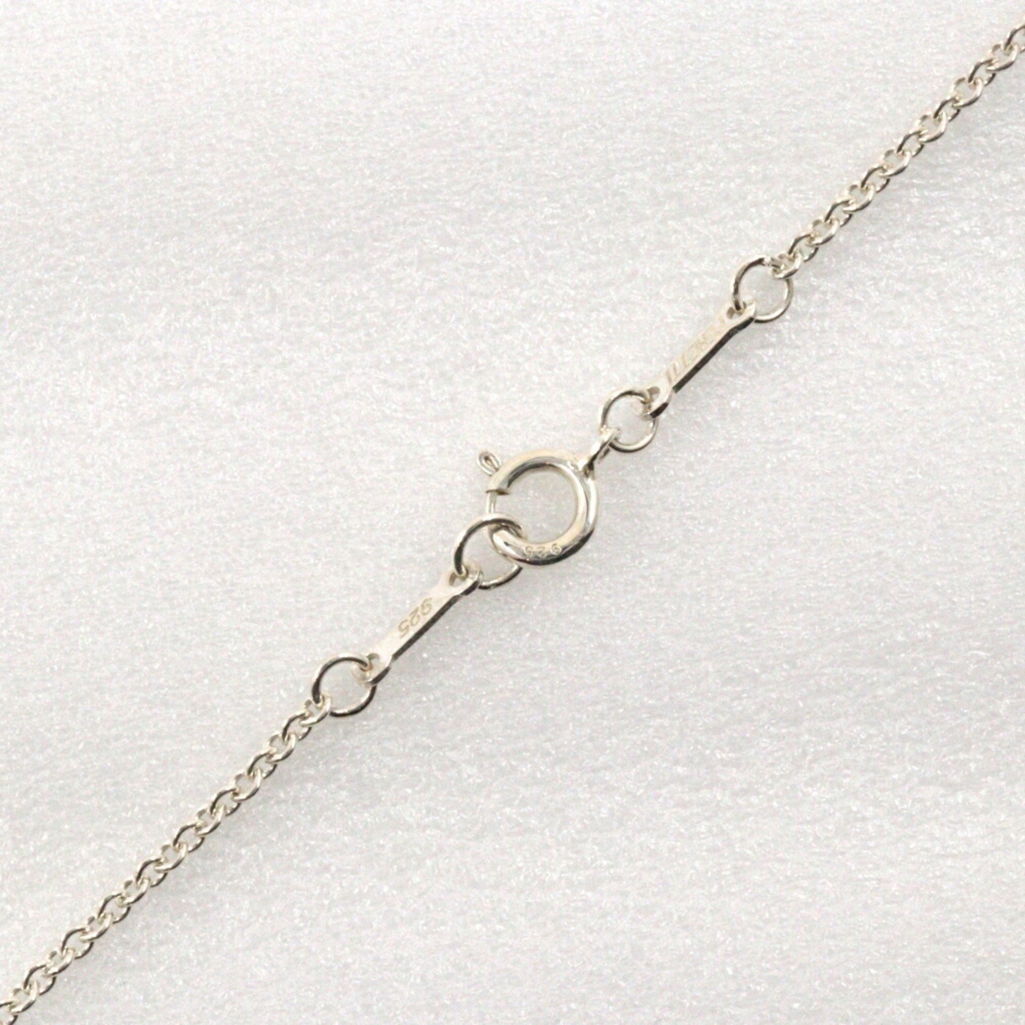 Tiffany & Co. Elsa Peretti Open Heart Large Necklace, Silver 925, Approx. 20.0g, Women's