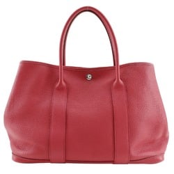 Hermes HERMES Garden PM Tote Bag Negonda Bougainvillea 2012 Pink □P Snap Button party Ladies