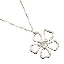 Tiffany TIFFANY&Co. Flower Necklace Silver 925 Approx. 8.4g flour Women's