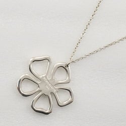 Tiffany TIFFANY&Co. Flower Necklace Silver 925 Approx. 8.4g flour Women's