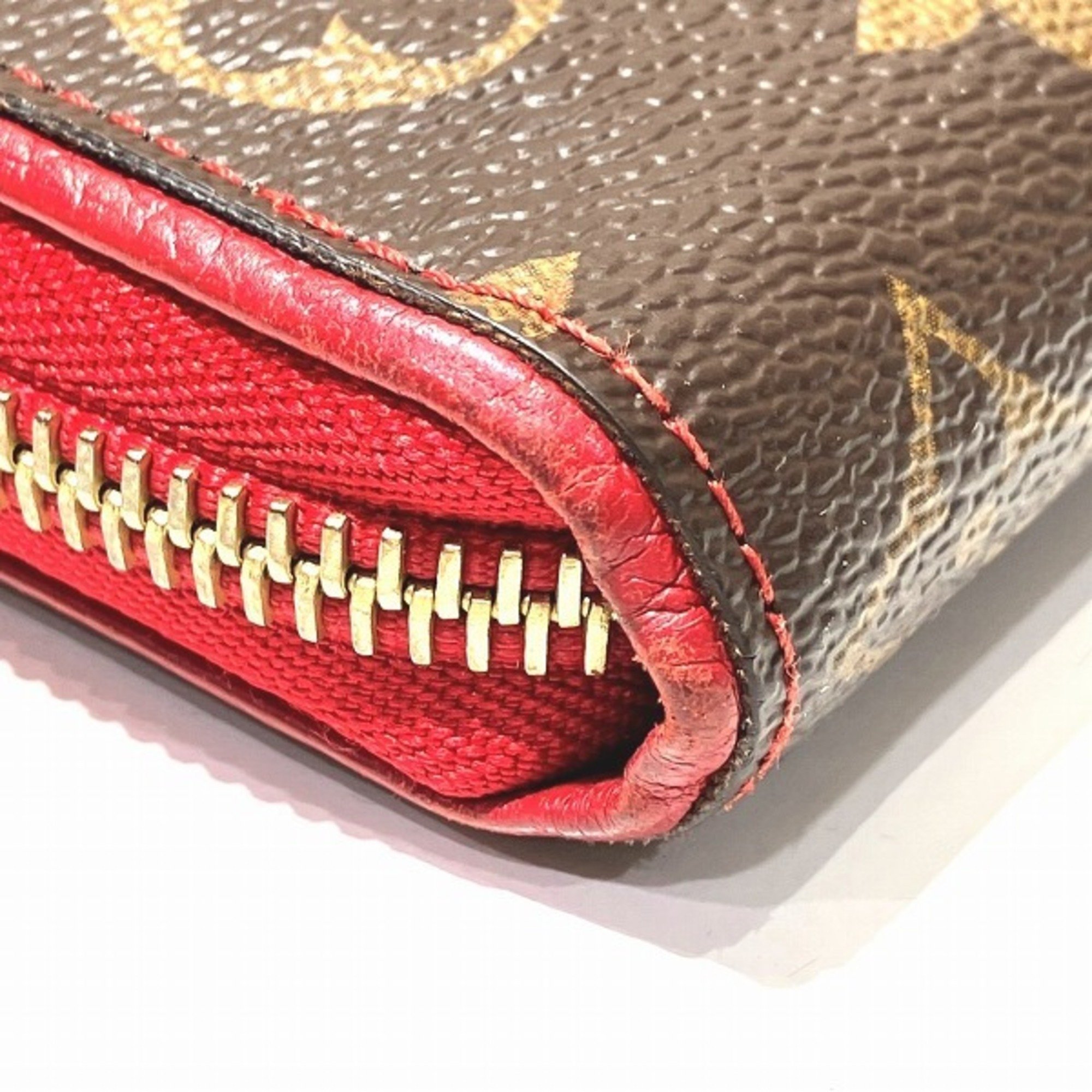 Louis Vuitton Monogram Zippy Wallet Retiro M61854 Round Long for Women