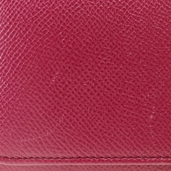 BVLGARI Long Wallet Clip Calf Pink Flap Bvlgari Women's