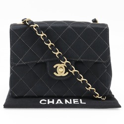 Chanel CHANEL Chain Shoulder Bag Matelasse Satin Black Turnlock Mini ChainShoulder Women's