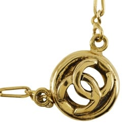 Chanel CHANEL Coco Mark Necklace Gold Plated 1983 Approx. 7.3g COCO Women's