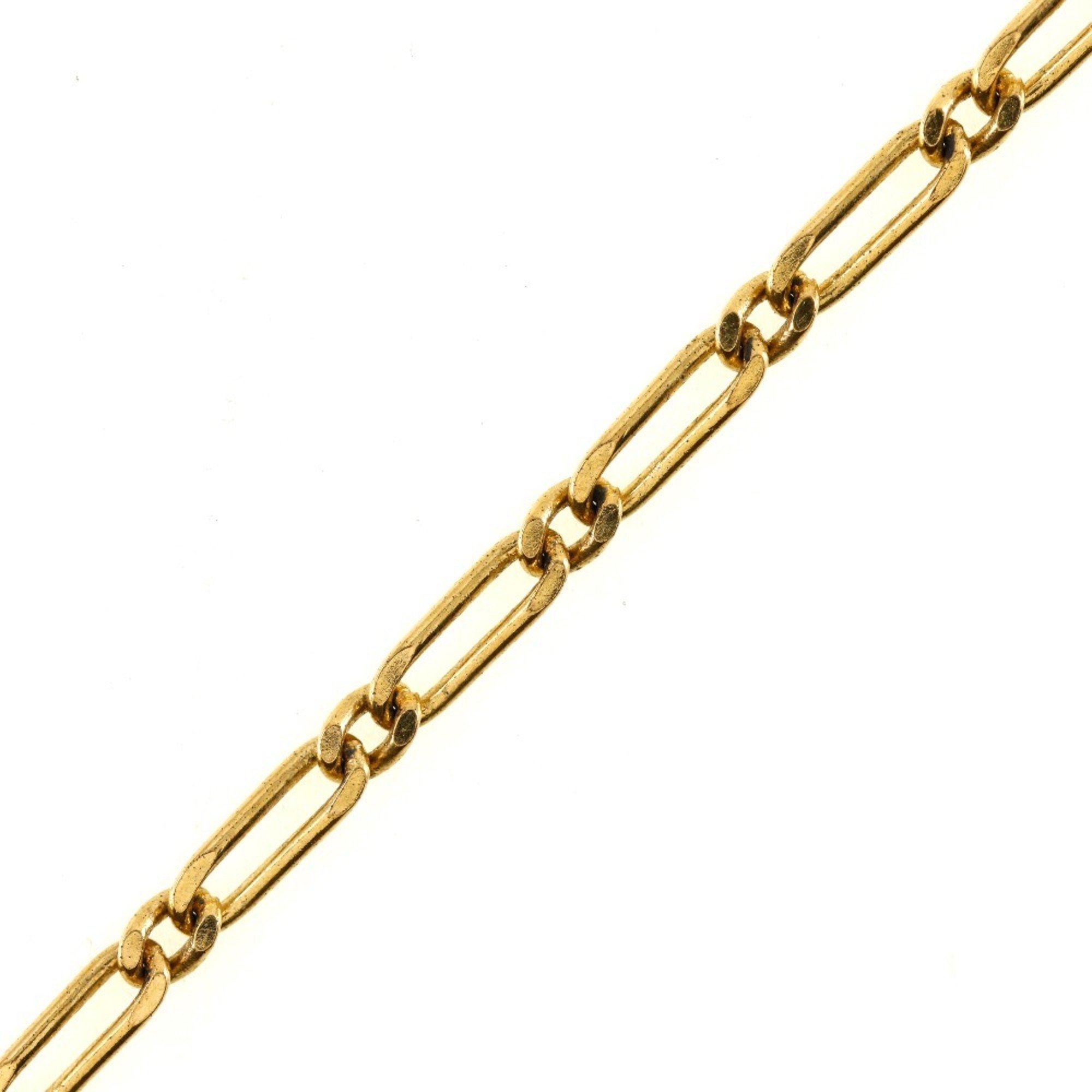 Chanel CHANEL Coco Mark Necklace Gold Plated 1983 Approx. 7.3g COCO Women's